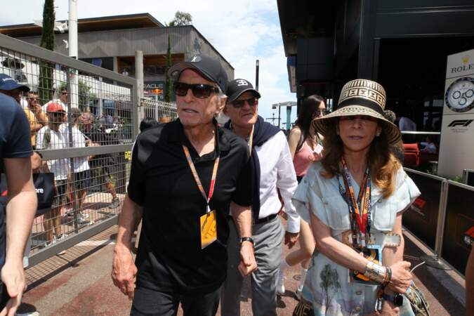 Après avoir brillé au Festival de Cannes, Michael Douglas a lui aussi assisé au Grand Prix de Monaco avec sa femme Catherine Zeta-Jones