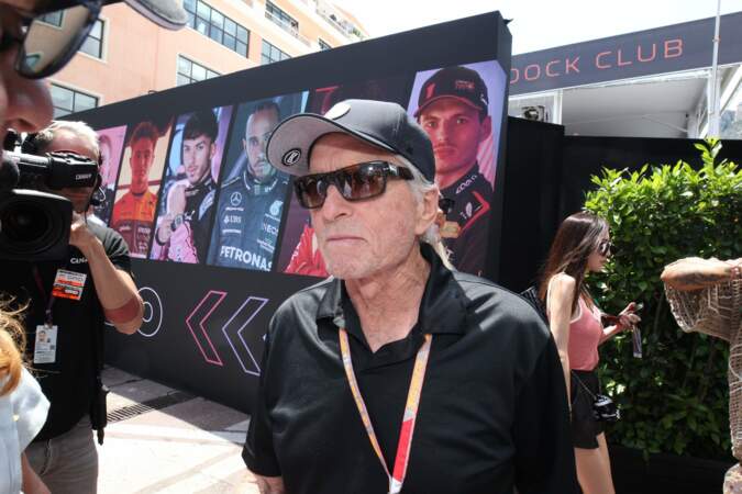 L'acteur Michael Douglas assiste régulièrement au Grand Prix de Monaco