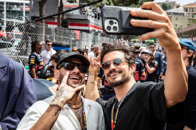 Neymar et Orlando Bloom ont immortalisé leur rencontre sur le Rocher