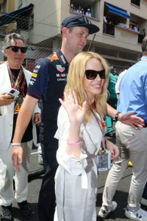 La chanteuse Kylie Minogue avait elle aussi fait le déplacement sur le Rocher pour assister à la course
