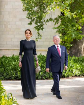 Un mariage qui s'est déroulé sous le regard du roi Abdullah II de Jordanie et son épouse la reine Rania