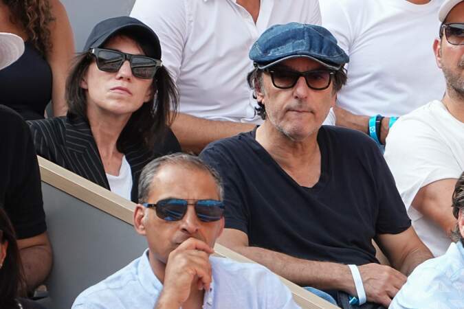 Yvan Attal et Charlotte Gainsbourg, deux habitués de Roland-Garros