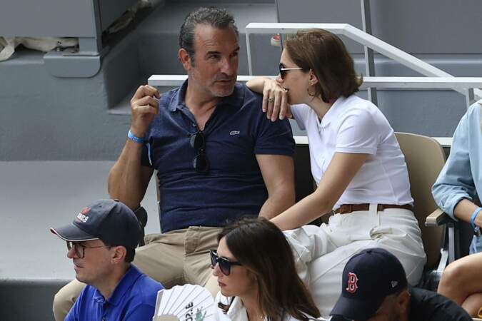 Jean Dujardin et son épouse, Nathalie Péchalat, ont également assisté à la finale de Roland-Garros ce dimanche 11 juin