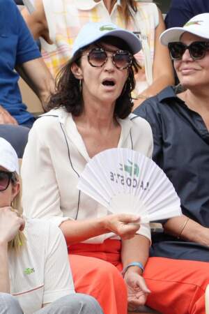 Zabou Breitman à Roland-Garros.