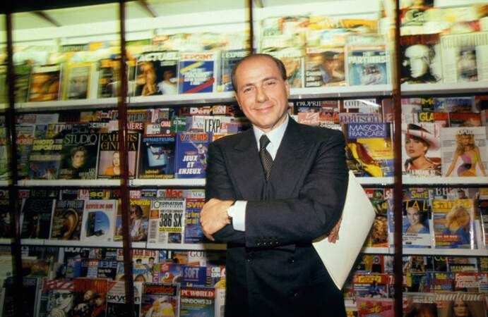 Silvio Berlusconi, avec le groupe Mediaset, sera un magnat des médias en Europe