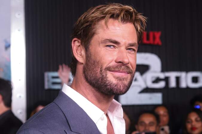 Jour de fête à New York ce 12 juin 2023 ! Chris Hemsworth a présenté son nouveau film Netflix au public.