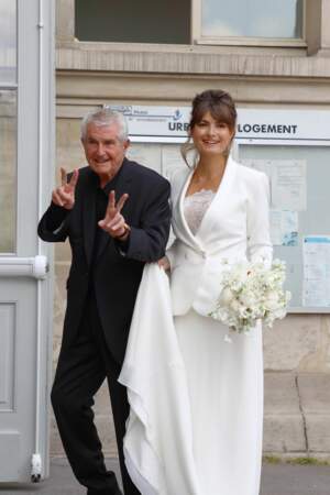 Claude Lelouch et Valérie Perrin se sont mariés ce samedi 17 juin à la mairie du XVIIIe arrondissement de Paris