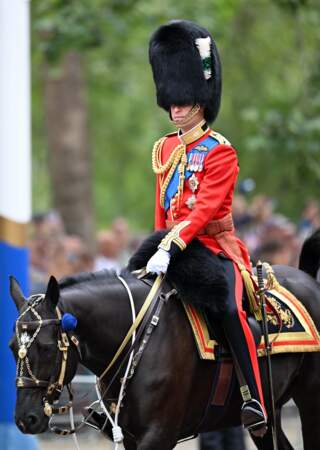 Le prince William à cheval pendant  Trooping the Colour au Victoria Memorial.