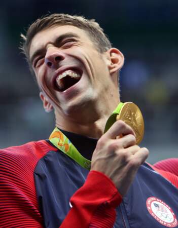 En quatre éditions olympiques, il a remporté 28 médailles... 