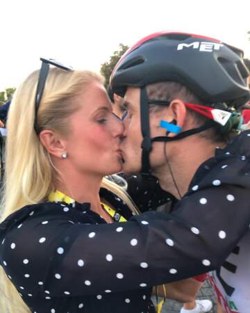 Maren Kristoff est aussi le premier soutien de son mari lorsqu'il concourt dans des compétitions de vélo