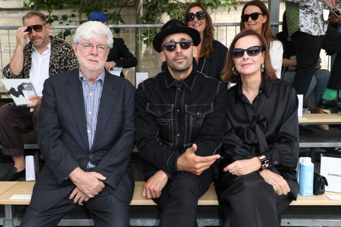George Lucas, JR et Carole Bouquet 