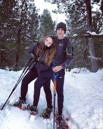Le couple partage de nombreuses passions communes, dont le ski...