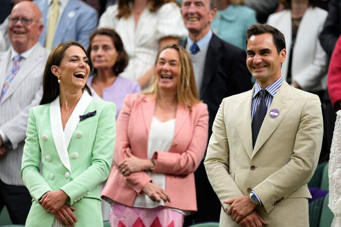 Kate Middleton a retrouvé Roger Federer 