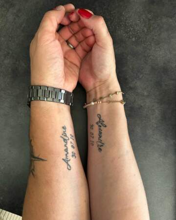 Amandine et Alexandre Pellissard ont immortalisé leurs treize ans de relation avec un tatouage