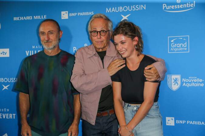 Guillaume Nicloux , Fabrice Luchini et Mara Taquin représentent le film "La Petite".