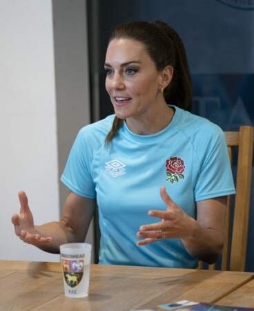 Kate Middleton est marraine de la Rugby Football League et de la Rugby Football Union.