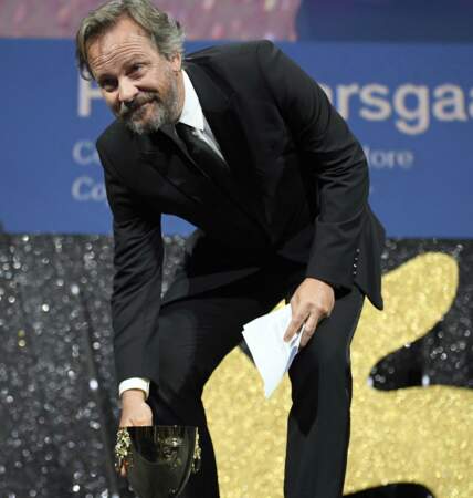 Peter Sargaard reçoit le prix du meilleur acteur pour Memory