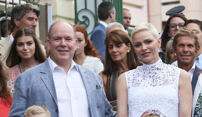 Le couple a assisté à l'annuel pique-nique au parc princesse Antoinette à Monaco.
