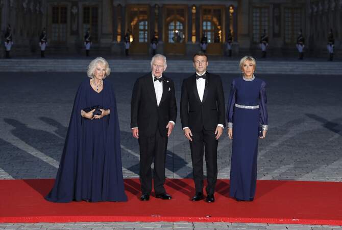 Un dîner en l'honneur du roi Charles III est donné au château de Versailles à l'occasion de sa visite officielle en France