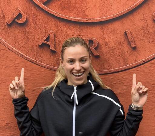 Angelique Kerber ne rate jamais l'occasion de venir à Roland-Garros.