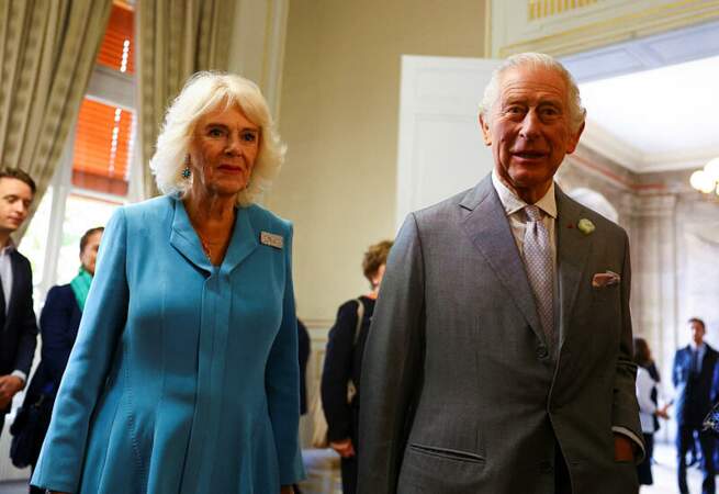 Le roi Charles III et la reine Camilla Parker Bowles à Bordeaux