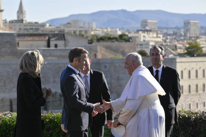 Première rencontre entre Emmanuel Macron et le pape François