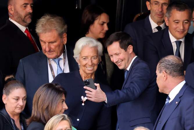 Petite séance selfie pour Christine Lagarde