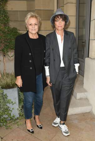 Muriel Robin et Anne Le Nen lors de la 1ère édition du prix "Line Renaud - Loulou Gasté" en octobre 2019.