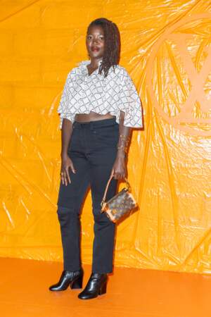 Alice Diop au défilé Louis Vuitton ce lundi 2 octobre