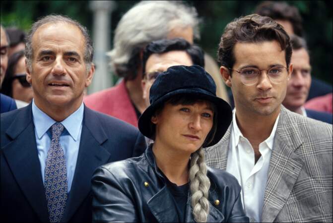 Jean-Pierre Elkabbach, Christine Bravo et Jean-Luc Delarue en 1994 pour la rentrée de France Télévisions.
