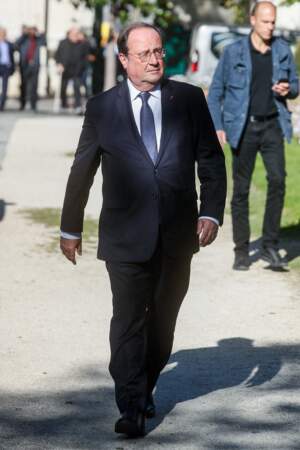 François Hollande comptait parmi les nombreux politiques présents ce vendredi 6 octobre