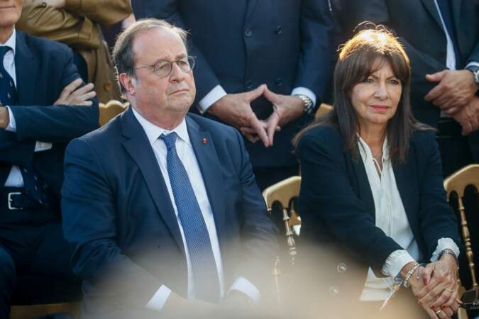 François Hollande et Anne Hidalgo étaient là aussi pour rendre un dernier hommage au journaliste