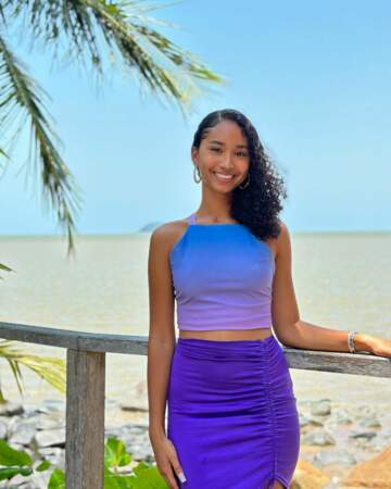 Audrey Ho-Wen-Tsai, Miss Guyane 2023, n'est âgée que de 17 ans.