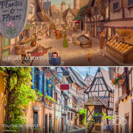 Et la ville s'inspire des villages alsaciens d’Eguisheim et de Rouffach.