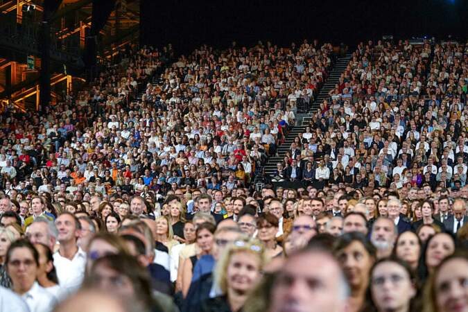 Le public lors de la cérémonie d’ouverture de la 15ème édition du Festival du film Lumière à Lyon le 14 octobre 2023