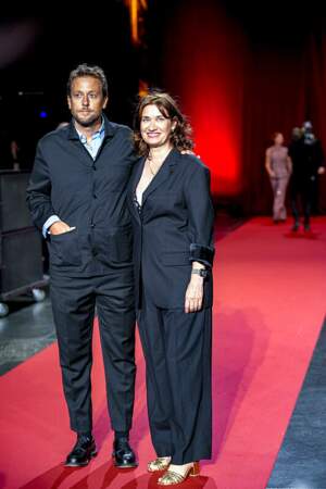 Emmanuelle Devos et Joachim Lafosse lors de la cérémonie d’ouverture de la 15ème édition du Festival du film Lumière à Lyon
