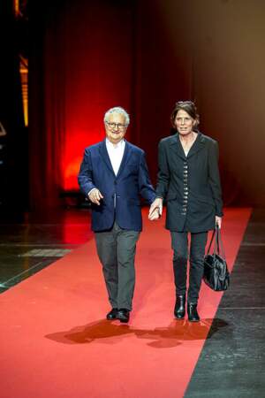 Daniel Prévost et sa compagne Françoise lors de la cérémonie d’ouverture de la 15ème édition du Festival du film Lumière 2023 à Lyon