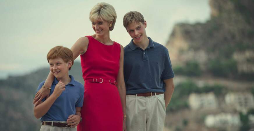 On peut notamment voir Diana avec ses deux fils 