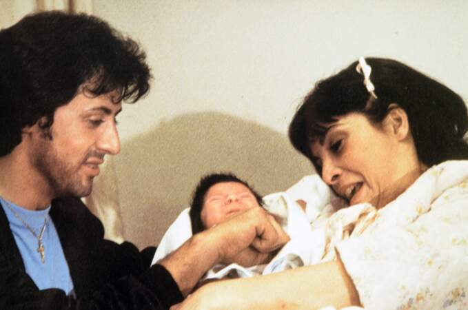 Tout réussi à Rocky dans le deuxième épisode : le mariage avec Adrian (Talia Shire) et la naissance de leur enfant.