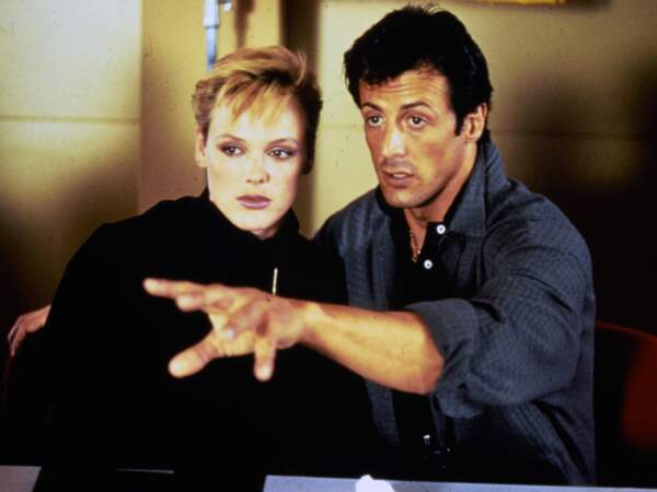Pour Rocky IV, Sylvester Stallone dirige Brigitte Nielsen, tous les deux mari et femme dans la vie.
