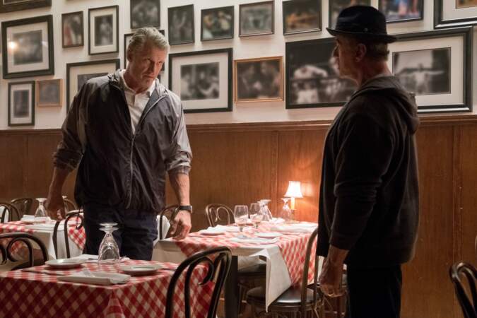 Dans Creed II (2018), Sylvester Stallone retrouve Dolph Lundgren trente trois ans après Rocky IV. 
