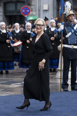 Meryl Streep s'affiche le sourire aux lèvres lors de la cérémonie "Prix Princesse des Asturies 2023"