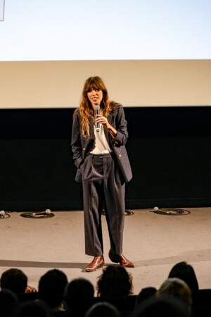 Lou Doillon présente le film Boxes réalisé par sa mère Jane Birkin lors du festival Lumière 2023 à Lyon