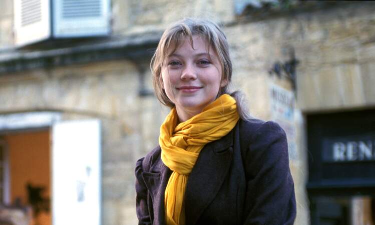 Cécile Bois en 1993, jeune comédienne au Festival de Sarlat.