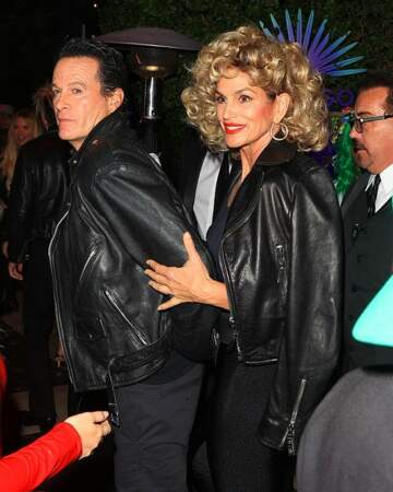 Rande Gerber et Cindy Crawford en personnages de Grease pour leur soirée à Los Angeles 