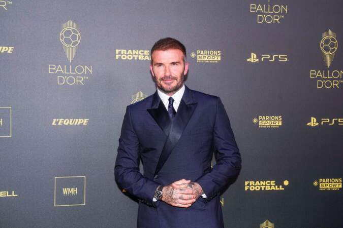 David Beckham à Paris pour le Ballon d'Or 2023