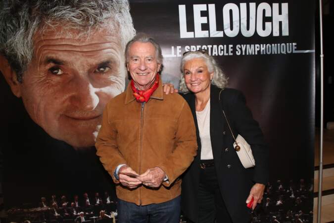 William Leymergie a pris la pose avec Martine Lelouch, la sœur de Claude Lelouch 