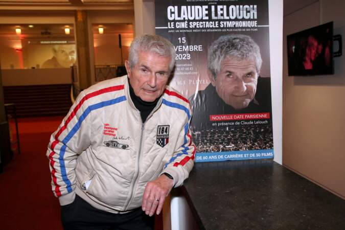 Mercredi 15 novembre, Claude Lelouch a dévoilé son spectacle "Le ciné spectacle symphonique"