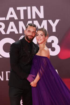 Le chanteur Maluma était aux côtés de sa compagne Susana Gómez lors des Latin Grammy Awards 2023