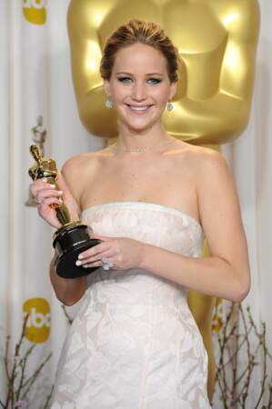 Jennifer Lawrence remporte l'Oscar de la meilleure actrice pour son rôle !